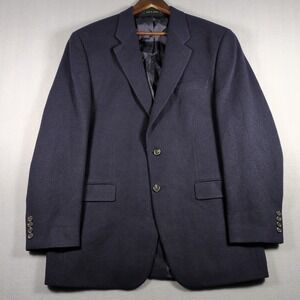 Lauren Ralph Lauren Blazer 44R Black Felted Heavyweight Blazer Sport Coat